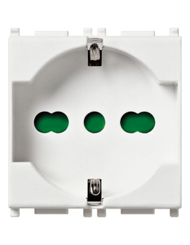 Presa 2Pt 16A Universale Bianco