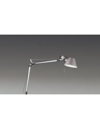 Tolomeo Mini Led Lampada Tavolo Solo Corpo e Rilevatore Movimento Alluminio