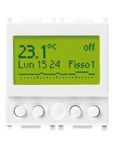Cronotermostato 120-230V Bianco