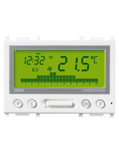 Cronotermostato A Batterie Bianco