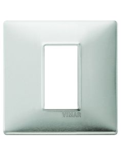 Placca 1M Alluminio Spazzolato