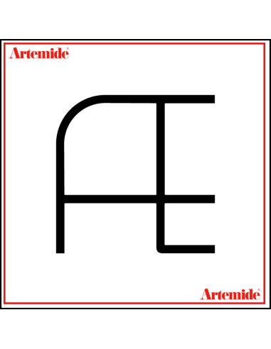 Artemide Alphabet Of Light Lampada Da Parete 'Æ' Uppercase E Solo Supporto