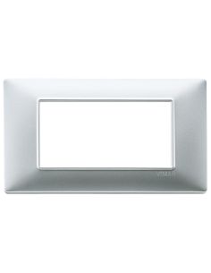 Placca 4M Argento Opaco