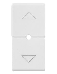 Due Mezzi Tasti 1M Simboli Frecce Bianco