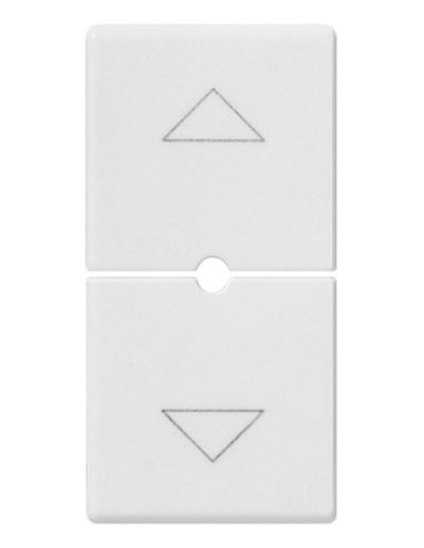 Due Mezzi Tasti 1M Simboli Frecce Bianco