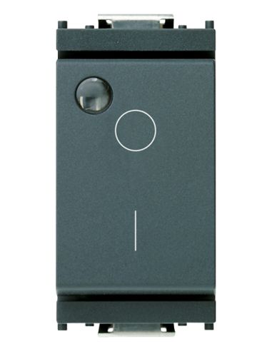 Interruttore 2P 16Ax Lum.So Grigio