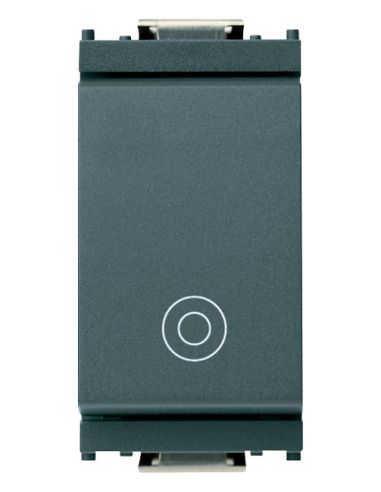 Pulsante 1P No 10A Generico Grigio