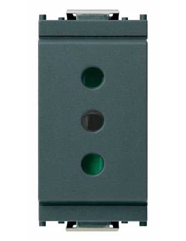 Presa 2Pt 10A P11 Grigio