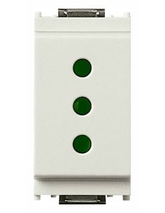 Presa 2Pt 10A P11 Bianco