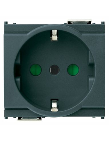 Presa 2Pt 16A P30 Grigio