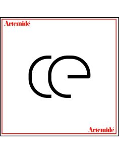 Artemide Alphabet Of Light Lampada Da Parete 'Æ' Lowercase E Solo Supporto