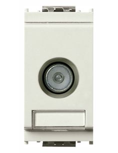 Presa Tv-Rd-Sat Passante Bianco