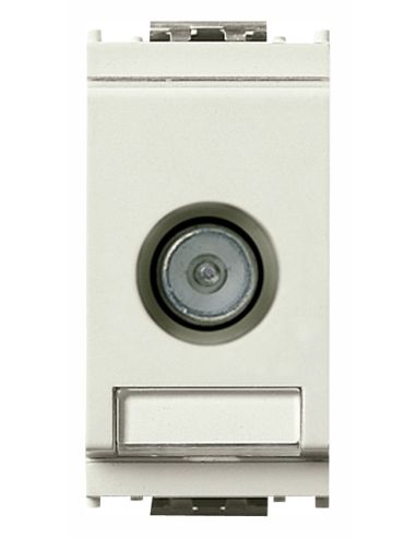 Presa Tv-Rd-Sat Passante Bianco