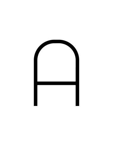 Artemide Alphabet Of Light Lampada Da Parete 'A' Uppercase