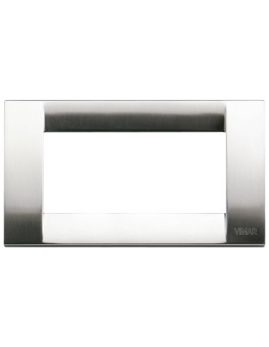 Placca Classica 4M Nichel Spazzolato