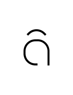 Artemide Alphabet Of Light Lampada Da Parete 'Â' Lowercase