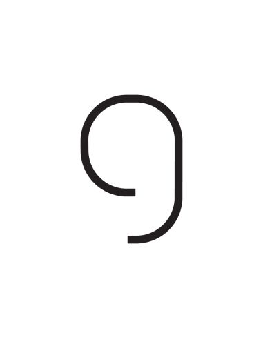 Artemide Alphabet Of Light Lampada Da Parete '9'