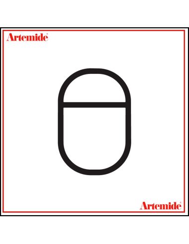 Artemide Alphabet Of Light Lampada Da Parete '8' E Solo Supporto
