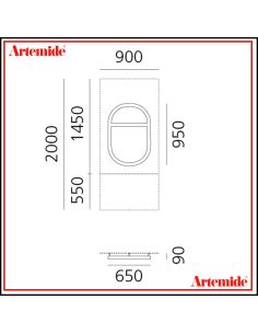 Artemide Alphabet Of Light Lampada Da Parete '8' E Solo Supporto 2