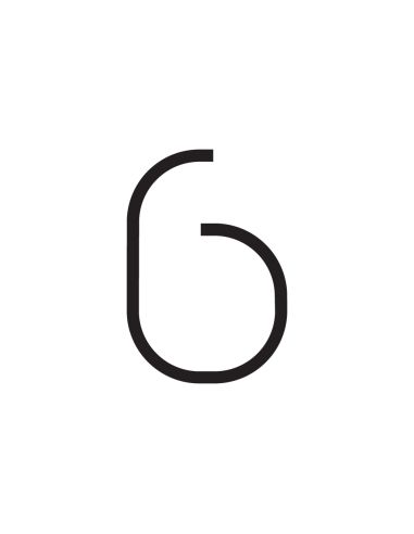 Artemide Alphabet Of Light Lampada Da Parete '6'