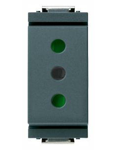 Presa 2Pt 10A P11 Grigio