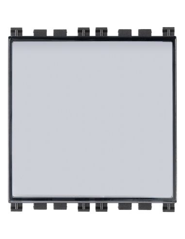 Pulsante Targhetta 1P No 10A Grigio