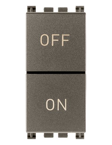 Due Pulsanti Indipend. Nonc 10A Metal