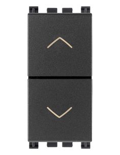 Due Pulsanti Interblocc.Nono 10A Grigio