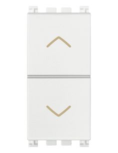 Due Pulsanti Interblocc.Nono 10A Bianco