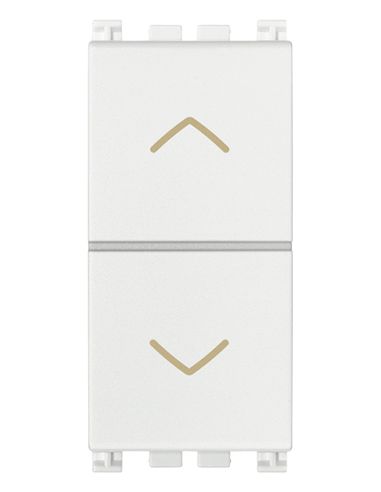 Due Pulsanti Interblocc.Nono 10A Bianco