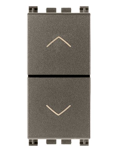 Due Pulsanti Interblocc. Nono 10A Metal