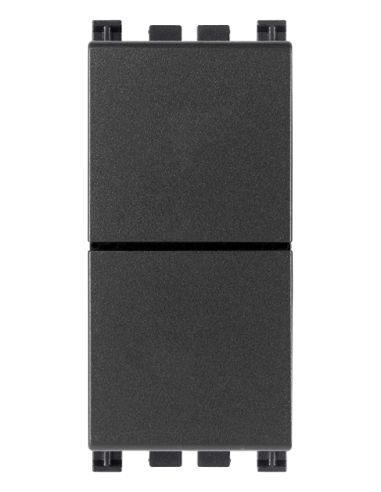 Due Pulsanti Indipend. Nono 10A Grigio