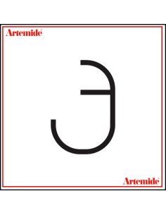 Artemide Alphabet Of Light Lampada Da Parete '3' E Solo Supporto