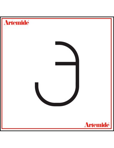 Artemide Alphabet Of Light Lampada Da Parete '3' E Solo Supporto