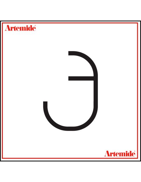 Artemide Alphabet Of Light Lampada Da Parete '3' E Solo Supporto