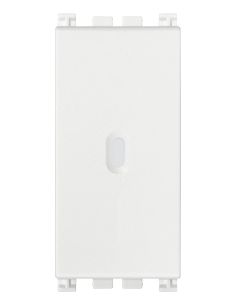 Pulsante 1P No 10A Assiale Bianco