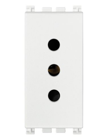 Presa 2Pt 10A P11 Bianco