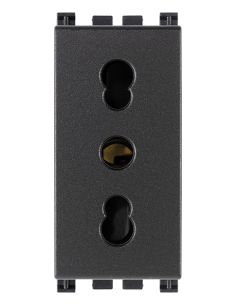 Presa 2Pt 16A P17/11 Grigio