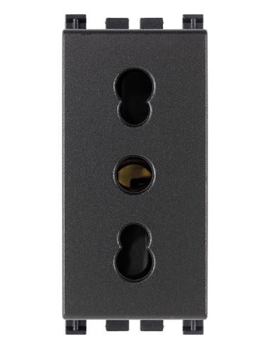 Presa 2Pt 16A P17/11 Grigio