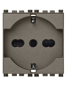 Presa 2Pt 16A Universale Metal