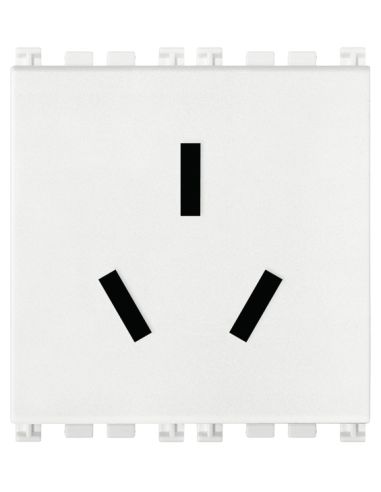 Presa Sicury 2Pt 16A Cinese Bianco