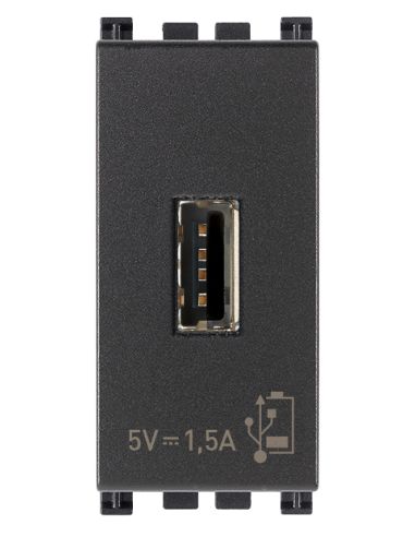 Unit  Alimentazione Usb 5V1,5A 1M Grigio