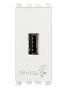 Unit  Alimentazione Usb 5V1,5A 1M Bianco