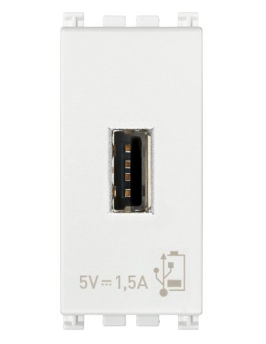 Unit  Alimentazione Usb 5V1,5A 1M Bianco