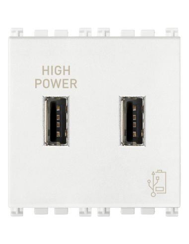 Unit  Alimentazione Usb 5V2,1A 2M Bianco