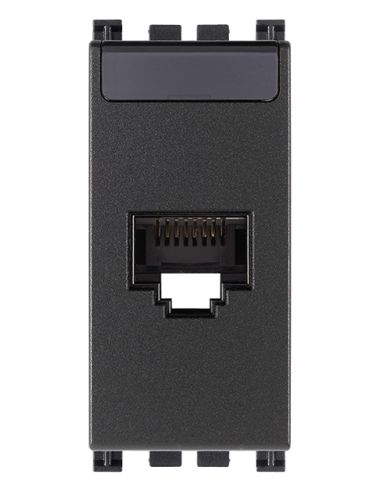 Presa Rj45 Netsafe Cat5e Utp Grigio