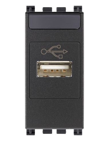 Presa Usb Grigio