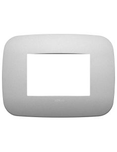 Placca Round 3M Argento Matt