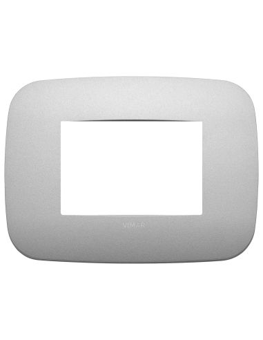 Placca Round 3M Argento Matt