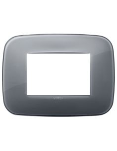 Placca Round 3M Reflex Grigio Fum